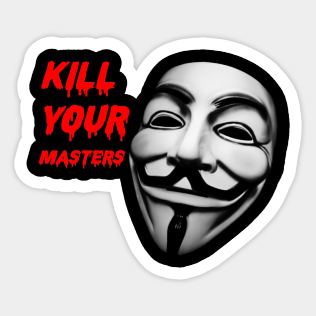 kill your masters Sticker by TrendingProduct